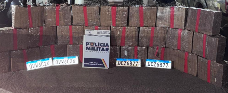 Carga milionária de drogas é interceptada antes de seguir para outro estado