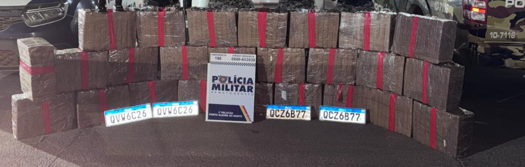 Carga milionária de drogas é interceptada antes de seguir para outro estado