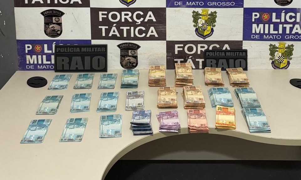 Adolescente é flagrada com R$ 73 mil em dinheiro ligado ao tráfico e acaba apreendida