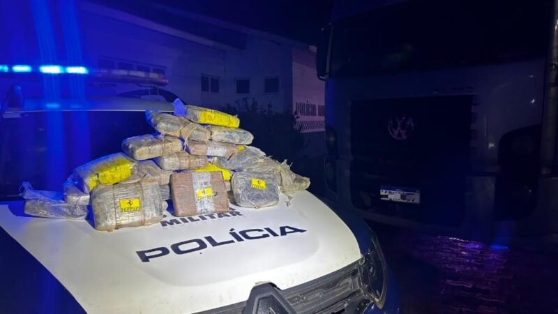 Caminhoneiro é preso com carga de ‘supermaconha’ escondida em compartimentos de veículo