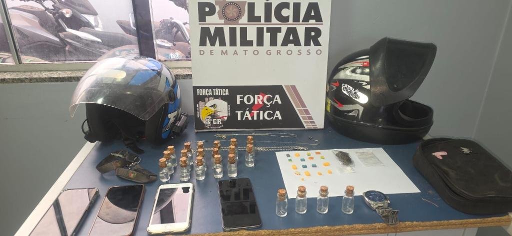 Resgate frustrado: quadrilha tenta reaver drogas escondidas em moto apreendida e acaba surpreendida pela polícia em Sinop