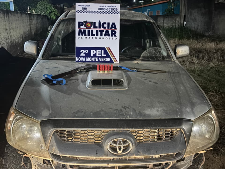 Homem é preso após tentar matar vítima, roubar caminhonete e ser perseguido pela polícia em ação na região norte de MT