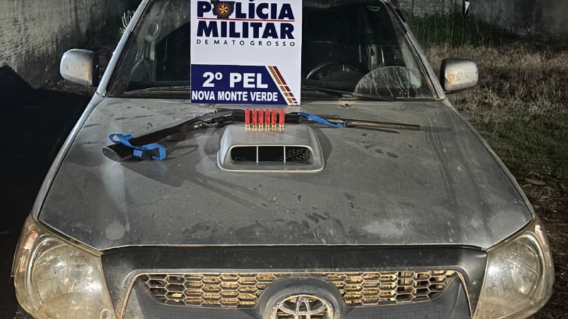 Homem é preso após tentar matar vítima, roubar caminhonete e ser perseguido pela polícia em ação na região norte de MT