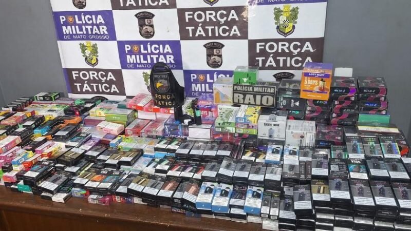 Operação flagra esquema de venda ilegal e apreende mais de 2 mil cigarros eletrônicos