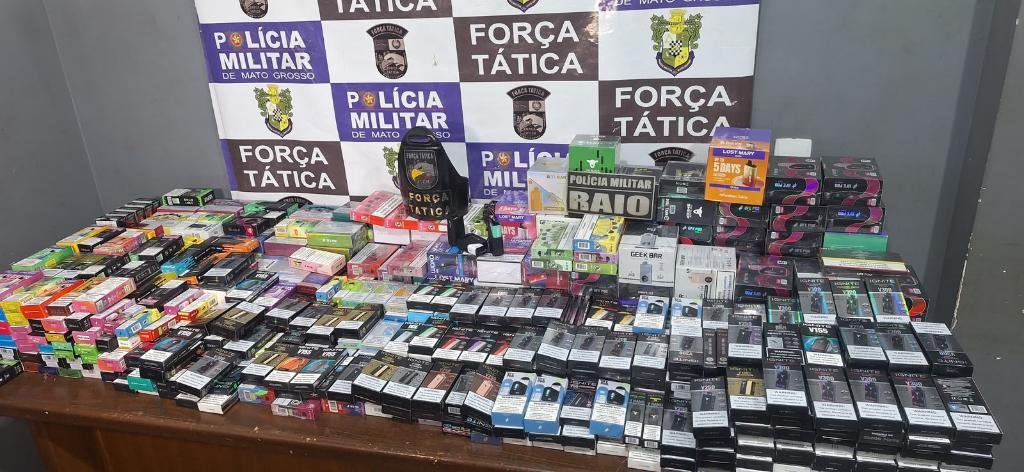 Operação flagra esquema de venda ilegal e apreende mais de 2 mil cigarros eletrônicos