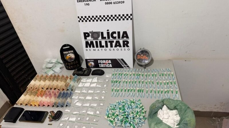 Motorista de app era usado como fachada para tráfico e acaba preso com centenas de porções de cocaína