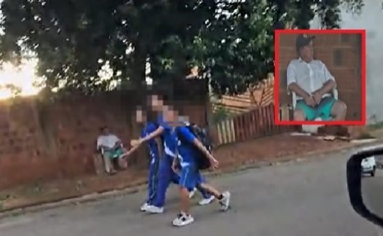 Idoso é preso após ser flagrado em ato obsceno nas proximidades de escola