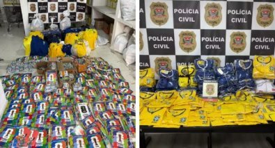 Polícia apreende 50 mil figurinhas e mil álbuns falsificados da Copa do Mundo