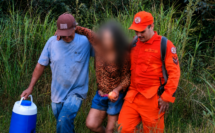 Idosa desaparecida é encontrada com vida após horas de buscas em área de mata em Colíder