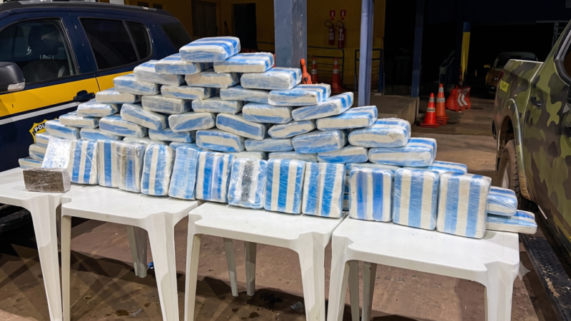 Carga milionária de supermaconha é encontrada escondida em carreta durante operação