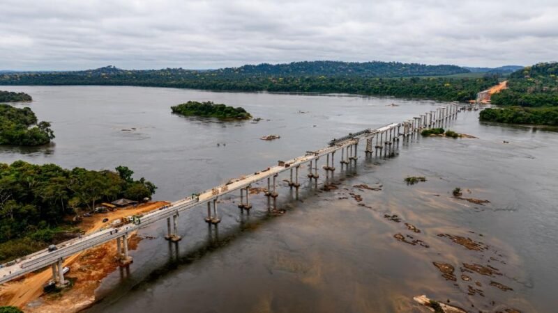 Maior ponte do estado de Mato Grosso avança e promete transformar ligação entre regiões