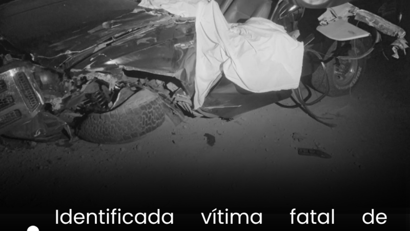 Identificada vítima fatal de grave acidente entre caminhonete e carreta na BR-163 em Guarantã do Norte