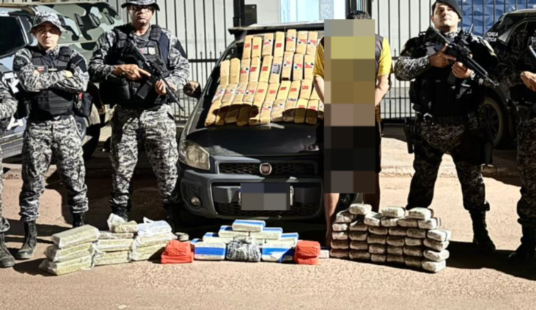Carga milionária do tráfico é interceptada e quase 90 quilos de drogas são apreendidos em operação integrada