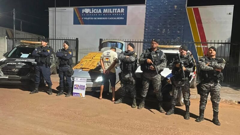 Carga milionária de drogas é interceptada e traficante acaba preso durante operação integrada