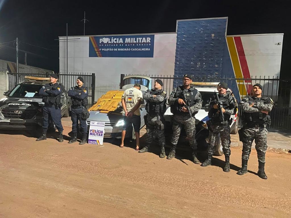 Carga milionária de drogas é interceptada e traficante acaba preso durante operação integrada