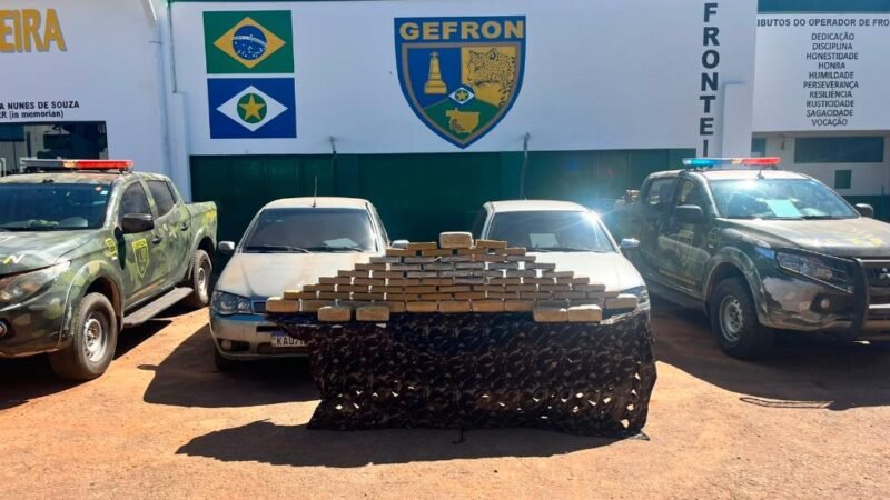 Apreensão de drogas e veículos gera prejuízo de mais de meio milhão ao crime organizado