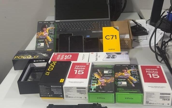 Venda de celulares furtados termina com prisão e recuperação de aparelhos roubados