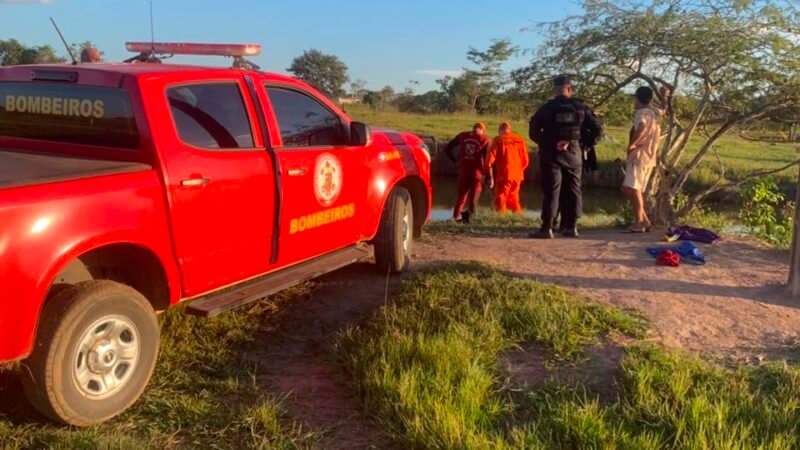 Tragédia: criança desaparece em açude e é encontrada morta por mergulhadores em Peixoto de Azevedo