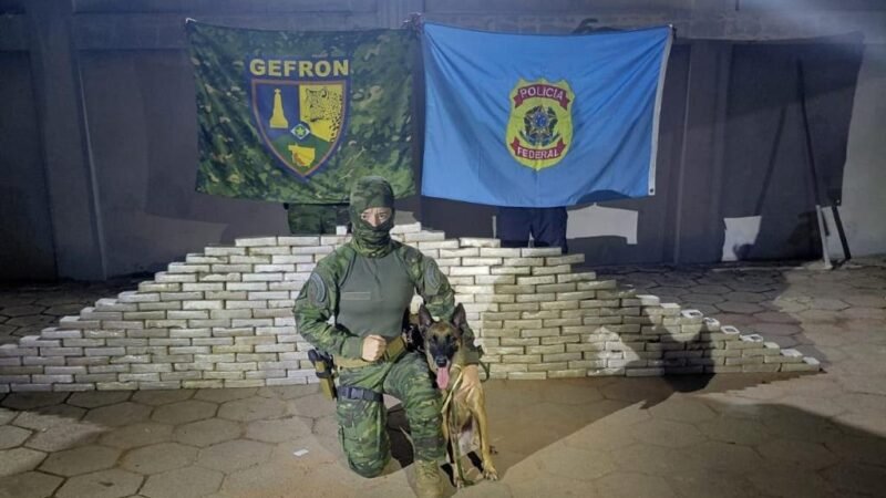 Mega apreensão na fronteira: polícia intercepta 248 kg de cocaína e causa prejuízo milionário ao tráfico