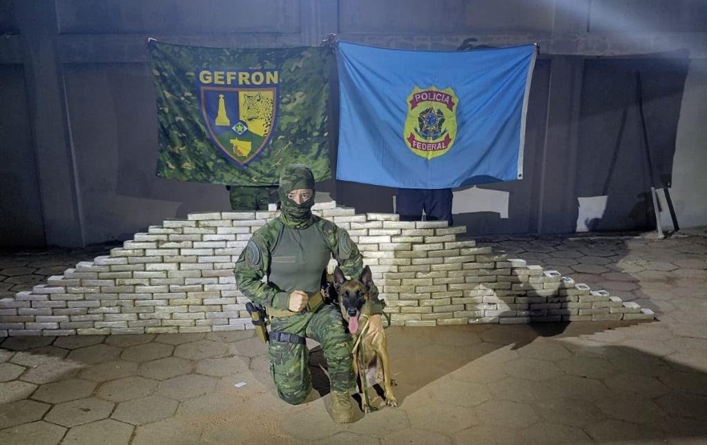Mega apreensão na fronteira: polícia intercepta 248 kg de cocaína e causa prejuízo milionário ao tráfico