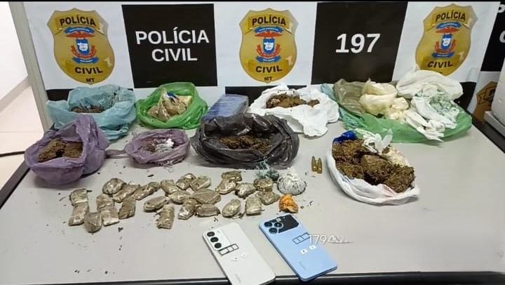 Golpe milionário desmorona após entrega monitorada e casal acaba preso com drogas e munições