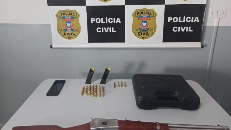 Operação prende idoso e apreende arma e munições em caso de violência doméstica com ameaças prolongadas