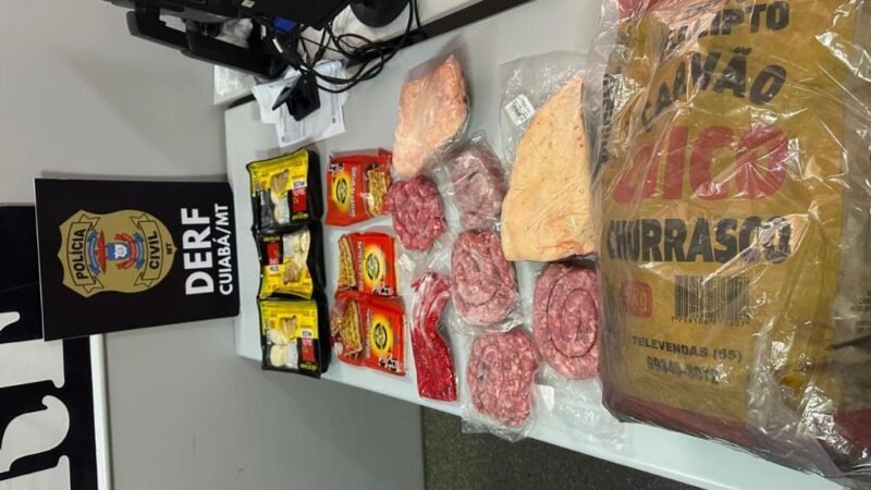 Carne roubada, carvão e itens de churrasco: mulheres são presas por receptação de produtos de assalto