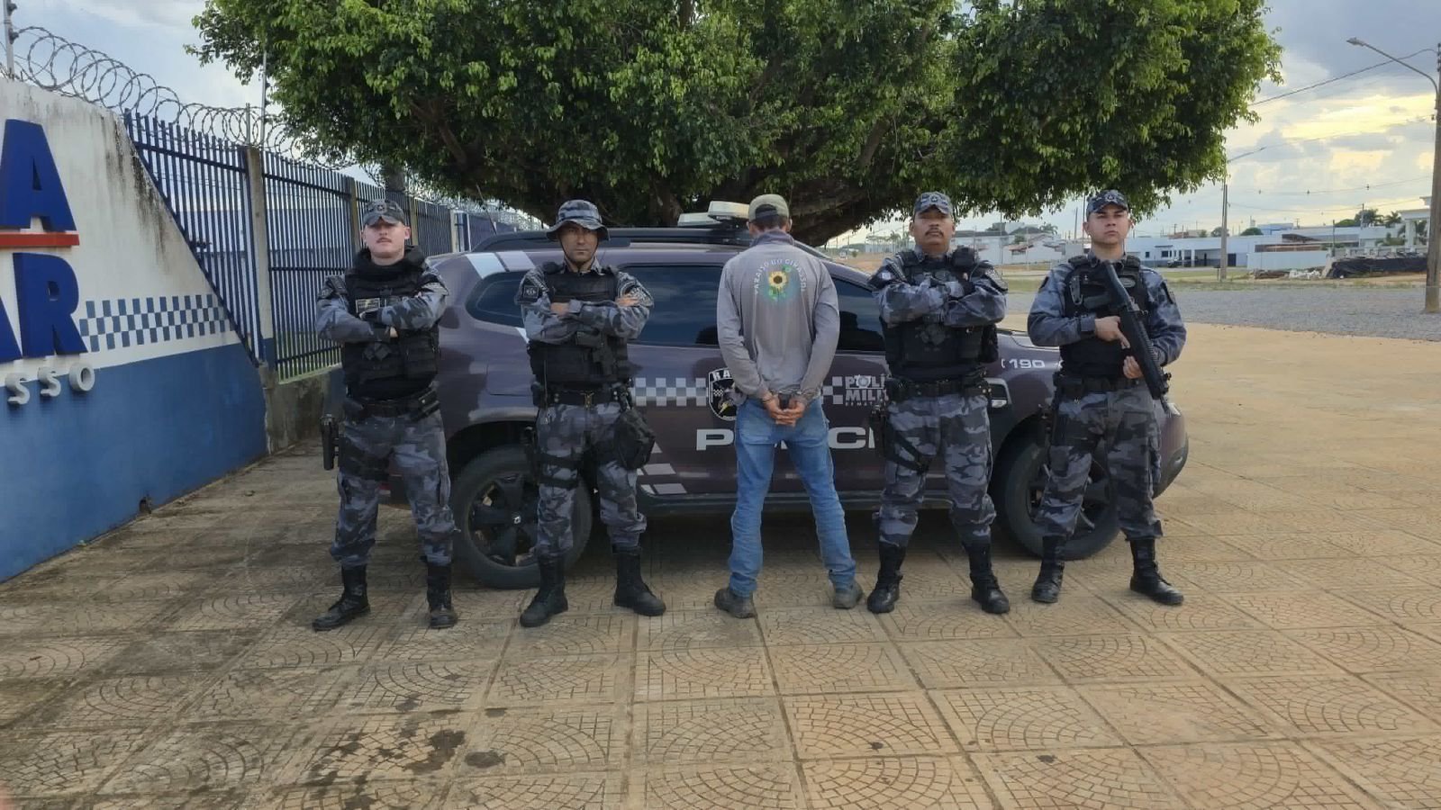 Foragido por tráfico tenta fugir para a mata, mas é capturado após cerco tático da PM em União do Norte