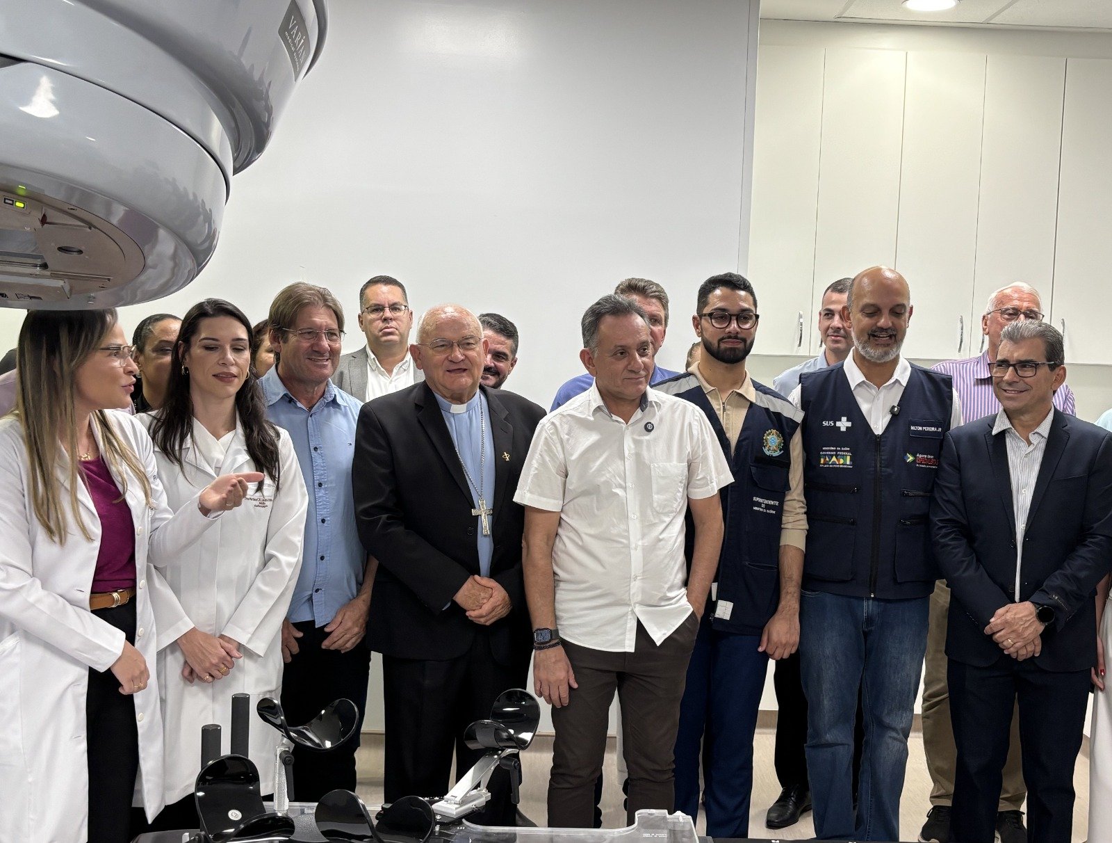 Lideranças reconhecem papel de Nilson Leitão na conquista da radioterapia em Sinop