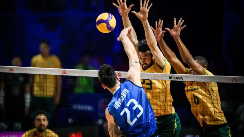 Vôlei: Brasil é superado pela Itália, o 2º revés na Liga das Nações