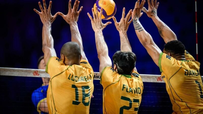 Brasil pega Itália atrás de reabilitação na Liga das Nações de vôlei
