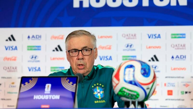 Ancelotti omite escalação do Brasil na véspera do duelo contra o Japão