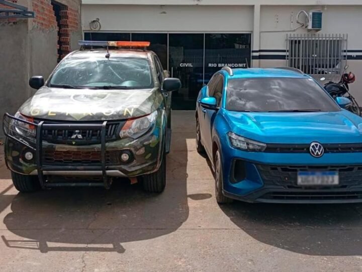Veículo furtado é recuperado na fronteira e suspeito acaba detido durante operação