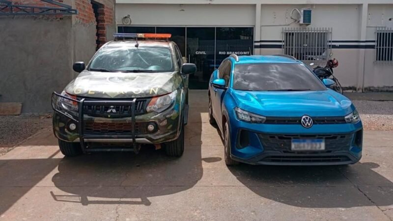 Veículo furtado é recuperado na fronteira e suspeito acaba detido durante operação