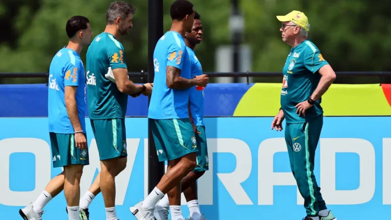 Ainda sem Raphinha, Brasil inicia preparação para as oitavas de final