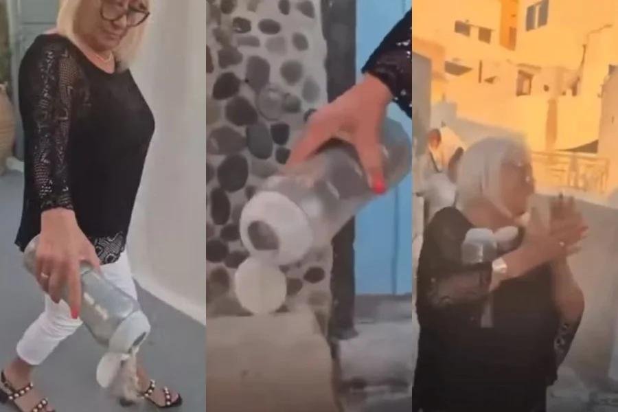 Viúva espalha cinzas do marido em ruas de ilha turística e gera revolta entre moradores