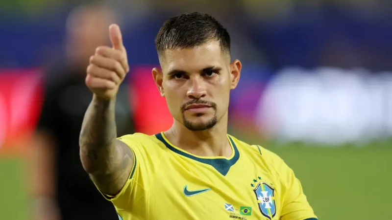 Bruno Guimarães projeta duelo com Odegaard e alerta sobre bola parada