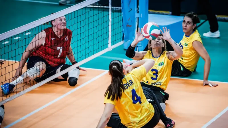 Seleção feminina perde e fica com o vice no Mundial de Vôlei Sentado