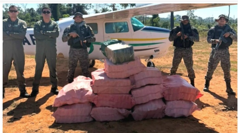 Operação integrada encontra meia tonelada de maconha enterrada e prende três suspeitos