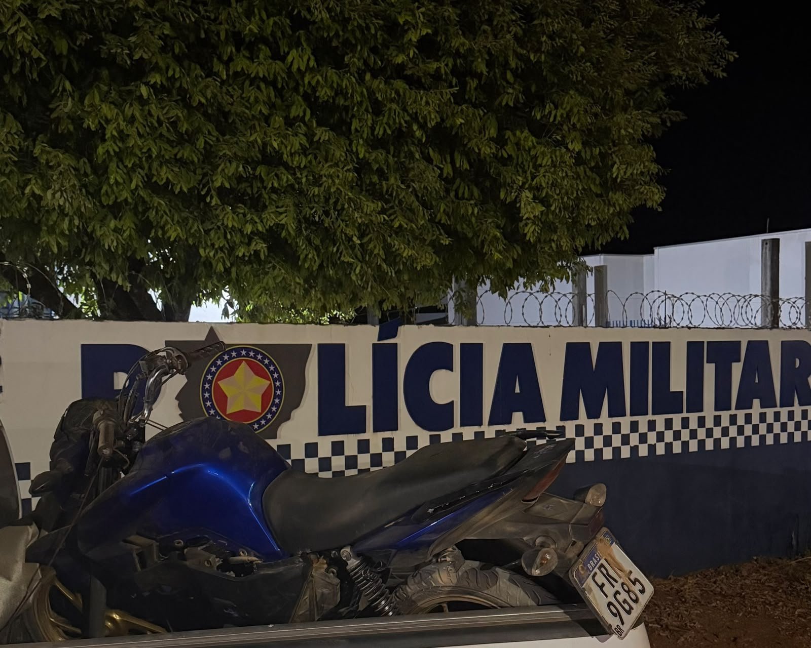 Moto furtada é encontrada abandonada e recuperada pela Polícia Militar no Nortão de Mato Grosso