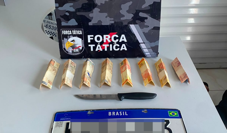 Dupla é presa após sequência de assaltos a postos de combustíveis