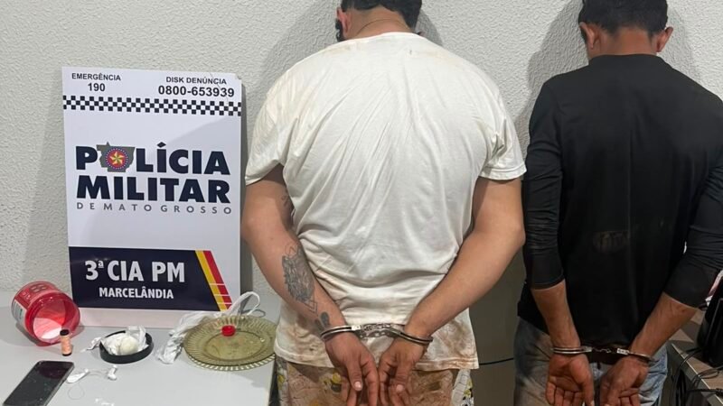 Suspeito admite envolvimento com tráfico e organização criminosa após ação policial em Marcelândia