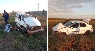 Motorista sofre crise de asma; capota carro e fica ferido em MT