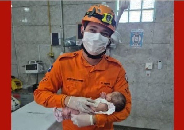 Corpo de Bombeiros salva bebê recém-nascida que engasgou após amamentação