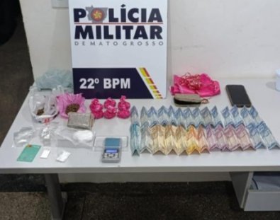 Faccionada deixa criança em casa sozinha e sai para vender drogas em Peixoto de Azevedo