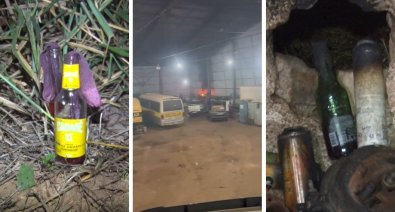 Bandidos tentam incendiar pátio de prefeitura em MT; vídeo
