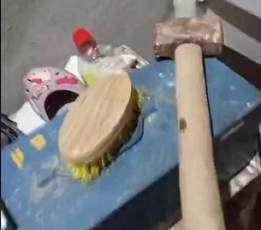 Mulher é presa após agredir filho de 14 anos e atacar o irmão com marreta em MT