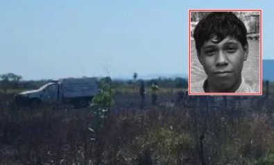 Adolescente é morto a facadas e tiro e tem corpo queimado com pneus em MT; veja vídeo