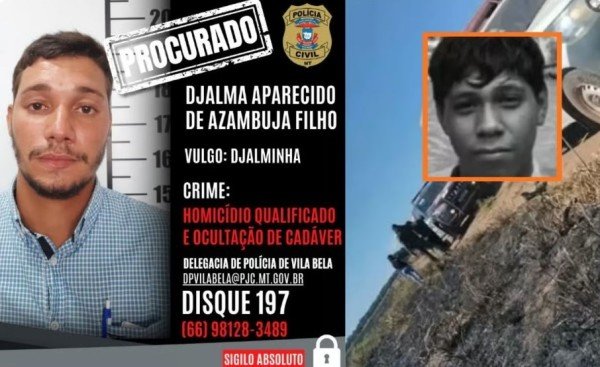 Fazendeiro foragido é o segundo envolvido na execução brutal de adolescente em MT; vítima foi carbonizada