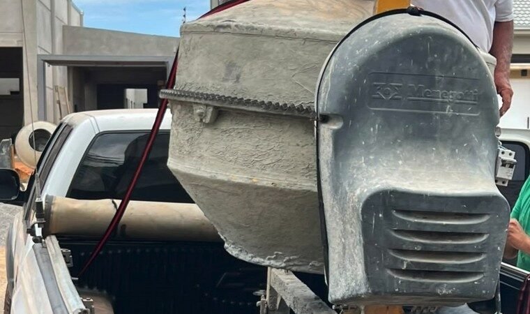 Homem é preso após comprar betoneira furtada por R$ 1,2 mil em Matupá